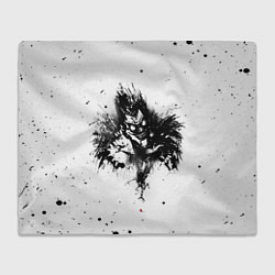 Плед флисовый DEATH NOTE ТЕТРАДЬ СМЕРТИ, цвет: 3D-велсофт