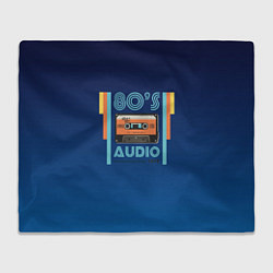 Плед 80s audio tape