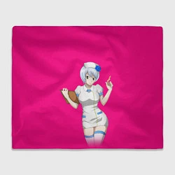 Плед флисовый Врач Медсестра Z, цвет: 3D-велсофт