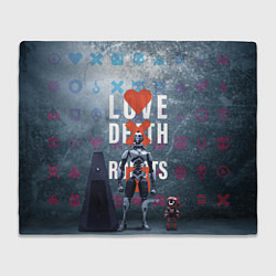 Плед Любовь смерть и роботы