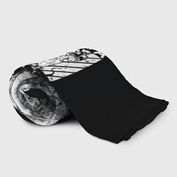 Плед флисовый Чёрный Аста Чёрный Клевер, цвет: 3D-велсофт — фото 2