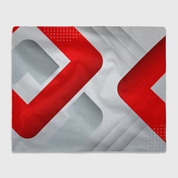 Плед 3D SPORT STYLE RED WHITE