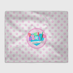 Плед флисовый Doki Doki Literature Club, цвет: 3D-велсофт