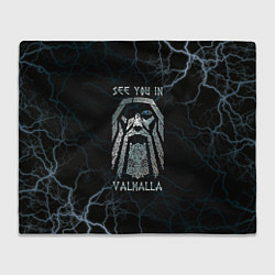 Плед флисовый See you in Valhalla, цвет: 3D-велсофт