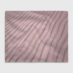 Плед флисовый Розовые волны, цвет: 3D-велсофт
