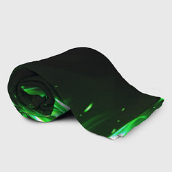 Плед флисовый Зеленый огонь, цвет: 3D-велсофт — фото 2