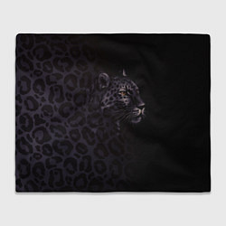 Плед флисовый Леопард, цвет: 3D-велсофт