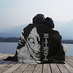 Плед флисовый Персонаж Рюк Death Note, цвет: 3D-велсофт — фото 2