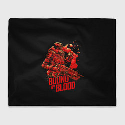 Плед флисовый Bound of blood, цвет: 3D-велсофт