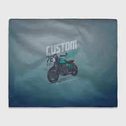 Плед флисовый Custom Bike, цвет: 3D-велсофт