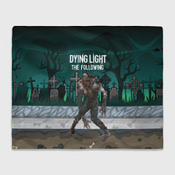 Плед флисовый Dying light Зараженный, цвет: 3D-велсофт