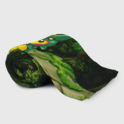 Плед флисовый Пикачу дракон, цвет: 3D-велсофт — фото 2