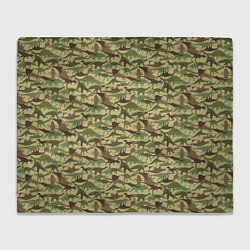 Плед Динозавры камуфляж