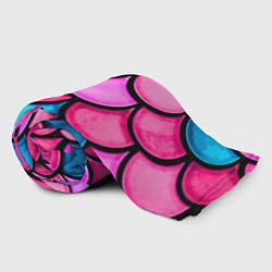 Плед флисовый Морская Чешуя!, цвет: 3D-велсофт — фото 2
