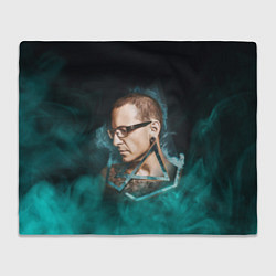 Плед флисовый CHESTER LINKIN PARK ЛИНКИН ПАРК Z, цвет: 3D-велсофт