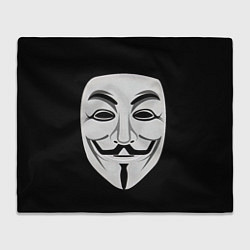 Плед флисовый Guy Fawkes, цвет: 3D-велсофт