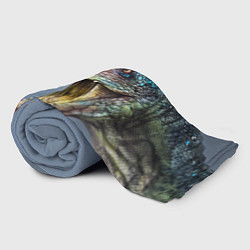 Плед флисовый Хищный динозавр Dino Z, цвет: 3D-велсофт — фото 2