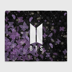 Плед BTS BUTTERFLIES БАБОЧКИ