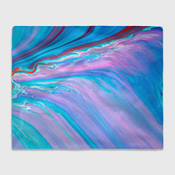 Плед флисовый Абстрактный прилив, цвет: 3D-велсофт