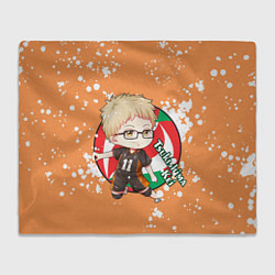 Плед Tsukishima Kei Haikyu Волейбол Z