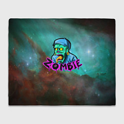 Плед флисовый ZOMBIE, цвет: 3D-велсофт