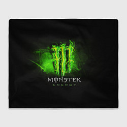 Плед флисовый MONSTER ENERGY NEON НЕОН, цвет: 3D-велсофт
