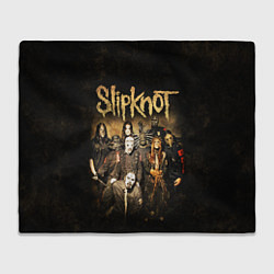 Плед флисовый Slipknot, цвет: 3D-велсофт