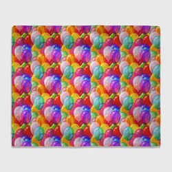 Плед флисовый Воздушные Шары, цвет: 3D-велсофт