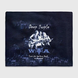 Плед флисовый From The Setting Sun In Wacken - Deep Purple, цвет: 3D-велсофт