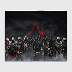 Плед флисовый All Assassins, цвет: 3D-велсофт
