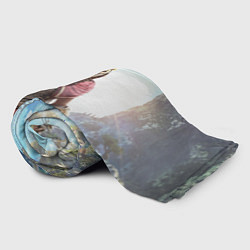 Плед флисовый Воинственная Кассандра, цвет: 3D-велсофт — фото 2