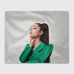 Плед флисовый Ариана в зелёном, цвет: 3D-велсофт