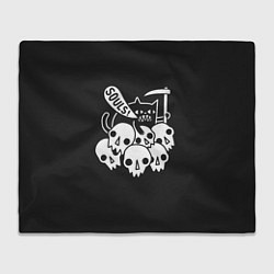 Плед Кот - Жнец