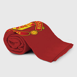 Плед флисовый Manchester United F C, цвет: 3D-велсофт — фото 2