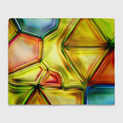 Плед флисовый Абстрактная абстракция, цвет: 3D-велсофт