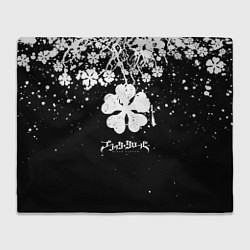 Плед флисовый Black clover: Asta, цвет: 3D-велсофт