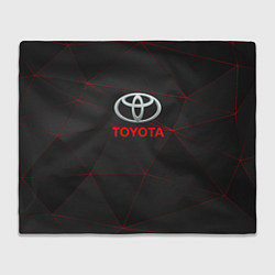 Плед Toyota Тонкие линии неона