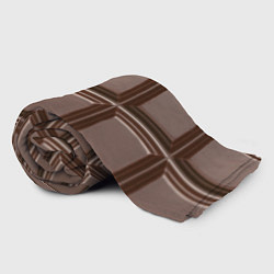 Плед флисовый Шоколадная плитка, цвет: 3D-велсофт — фото 2