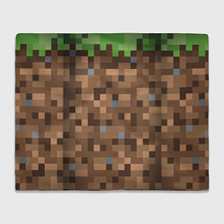 Плед ЗЕМЛЯ DIRT MINECRAFT