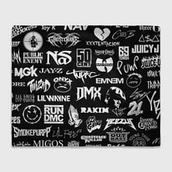 Плед RAP & HIP HOP LOGOS