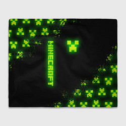 Плед MINECRAFT NEON LOGO CREEPER