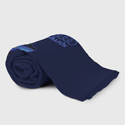 Плед флисовый AUDI лого, цвет: 3D-велсофт — фото 2