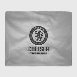 Плед флисовый Chelsea FC Graphite Theme, цвет: 3D-велсофт