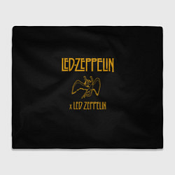 Плед флисовый Led Zeppelin x Led Zeppelin, цвет: 3D-велсофт