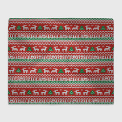 Плед Deer Christmas Pattern