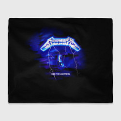 Плед флисовый Ride the Lightning - Metallica, цвет: 3D-велсофт