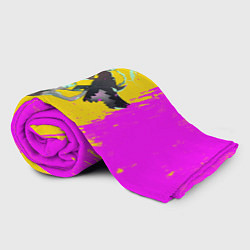 Плед флисовый Летящая Джинкс, цвет: 3D-велсофт — фото 2