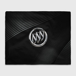 Плед Buick Black wave background