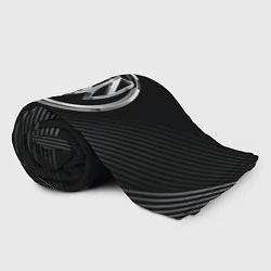 Плед флисовый Buick Black wave background, цвет: 3D-велсофт — фото 2