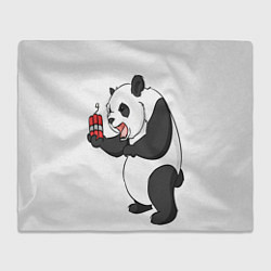 Плед Взрывная панда